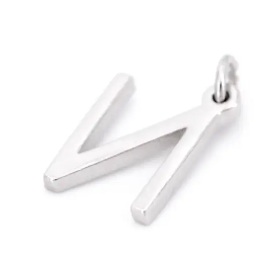 Sterling Silver Alphabet Charm by Bead Landing&trade; N {6}