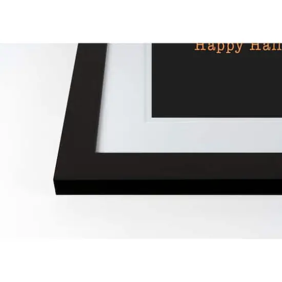 Floral Skull Black Framed Print Wall Art {3}