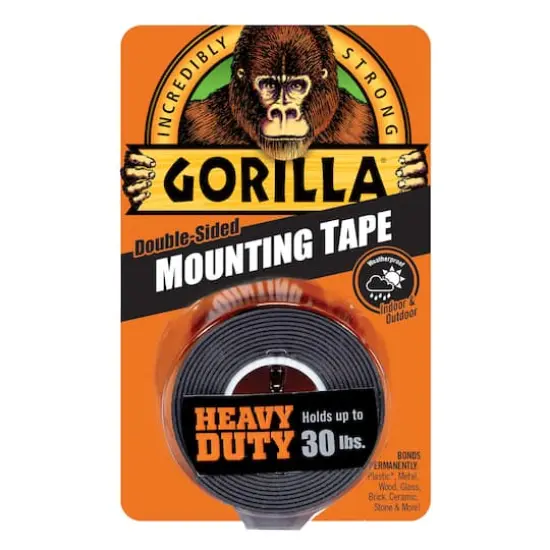 Gorilla&reg; Black Double-Sided Mounting Tape {1}