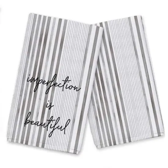 Stripes Watercolor Tea Towel Set {1}