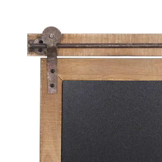 28" Brown Farmhouse Wood Wall Decor {5}