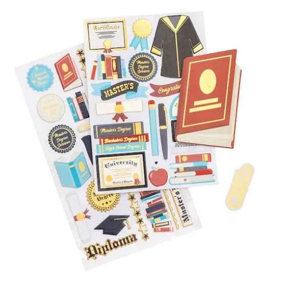 Master's Graduation Sticker Flip Pack by Recollections&trade; {3}