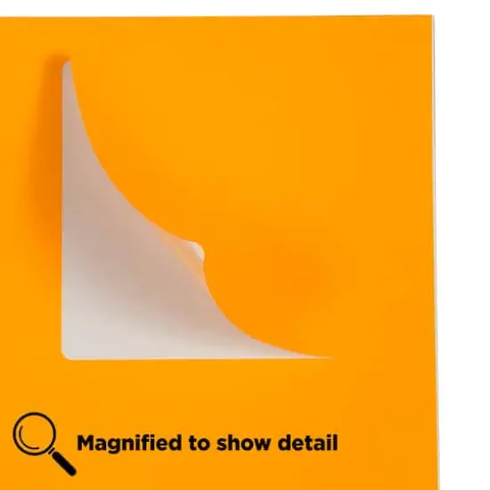 JAM Paper Adhesive Shipping Labels, 3.33" x 4" Neon Orange {6}