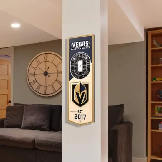 19" NHL 3D StadiumView Banner Vegas Golden Knights {4}