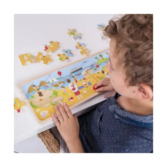 At the Seaside Wooden 24 Piece Tray Puzzle {5}