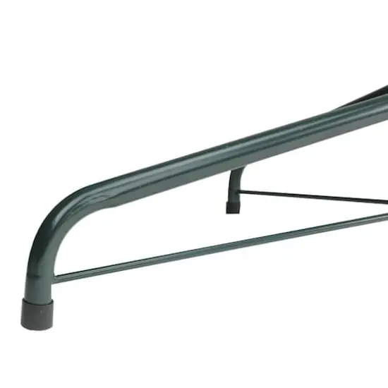 Green Metal Folding Artificial Christmas Tree Stand {4}