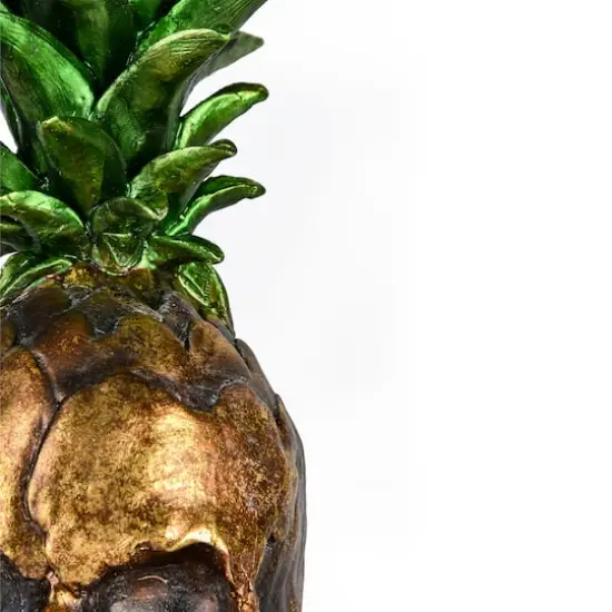 14" Pineapple Skull Halloween Decoration {4}