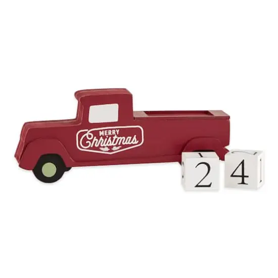 DII&reg; Christmas Tree Truck Tabletop Block Calendar {3}