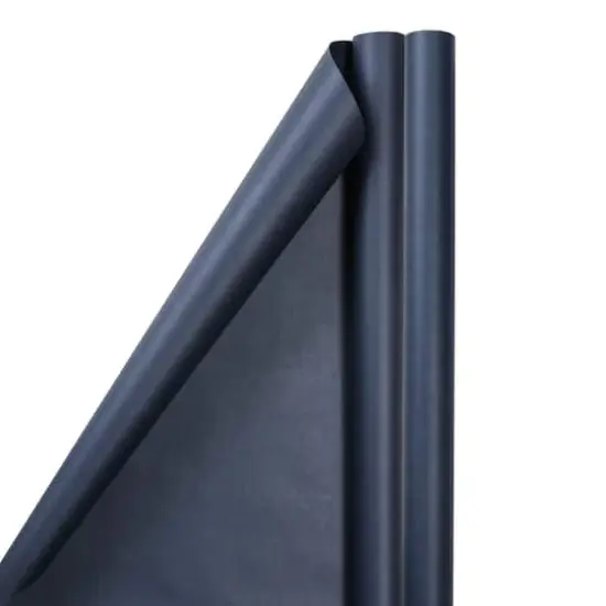 JAM Paper Matte Gift Wrap, 2ct. Cobalt Navy Blue {1}