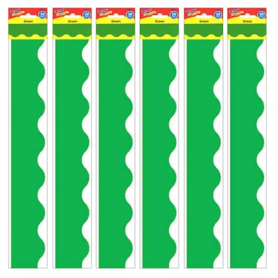 Trend Enterprises&reg; Terrific Trimmers&reg; Classic Borders, 234ft. Green {1}