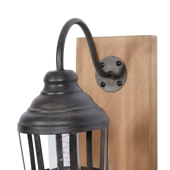 Black Iron Industrial Candlestick Holders, 15" x 6" x 11" {5}