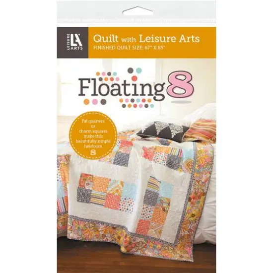 Leisure Arts&reg; Floating 8 Quilt Pattern {1}
