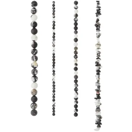 Zebra Stone Beads Value Pack by Bead Landing&trade; {1}