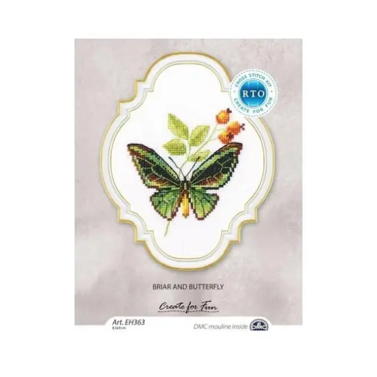 RTO Briar & Butterfly Counted Cross Stitch Kit {3}