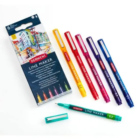 Derwent&reg; 6 Color Line Maker Set {1}