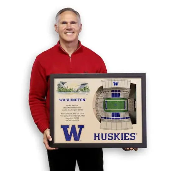 College Football 25-Layer StadiumView Wall Art Washington Huskies {6}