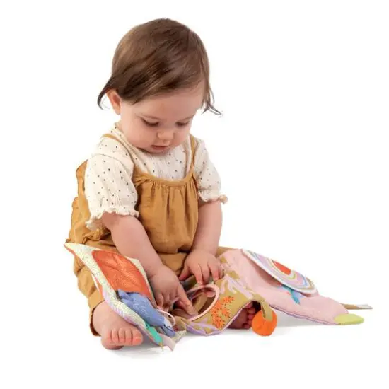 Manhattan Toy&reg; Travel Toy Llama Teether & Soft Activity Book Set {8}