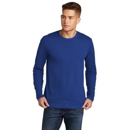 Next Level Cotton Long Sleeve T-Shirt Royal {3}