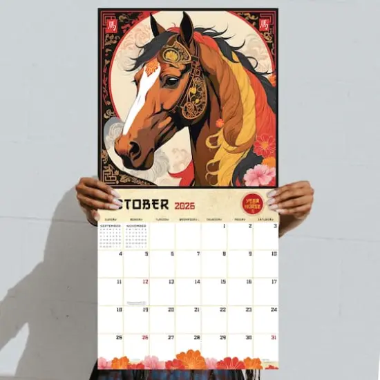 2026 Year of the Horse Wall Calendar {5}