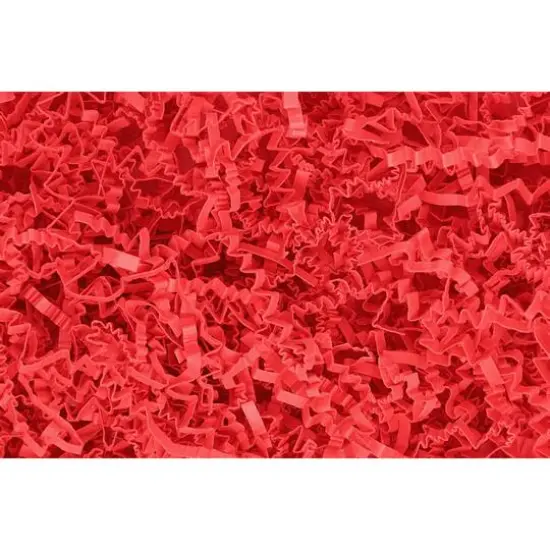 Essentials by Leisure Arts Crinkle Shred Box, 10lb. Bright Red {1}