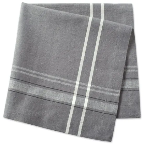 DII&reg; French Chambray Dinner Napkins, 6ct. Gray {5}