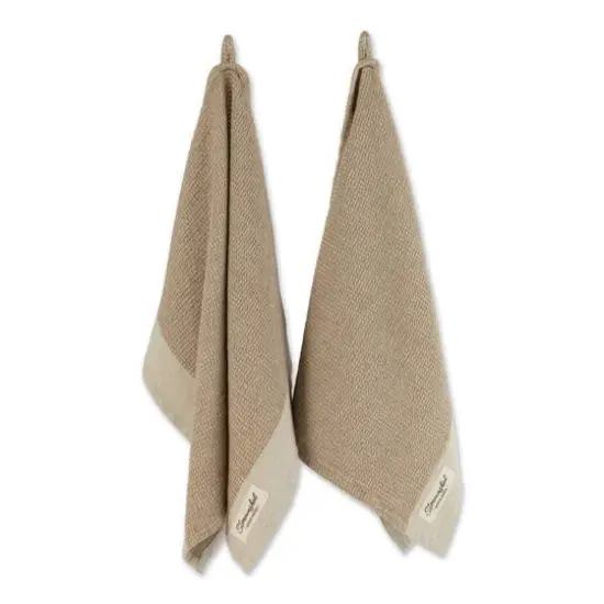 DII&reg; Caf&eacute; Washed Waffle Woven Dishtowel, 2ct. {1}