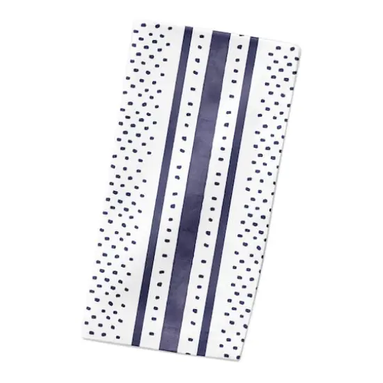 Stripes and Polka Dots 10" x 10" Poly Twill Napkin {3}