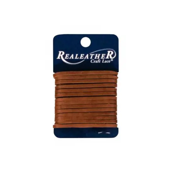 Realeather&reg; Latigo Leather Lace Medium Brown {1}