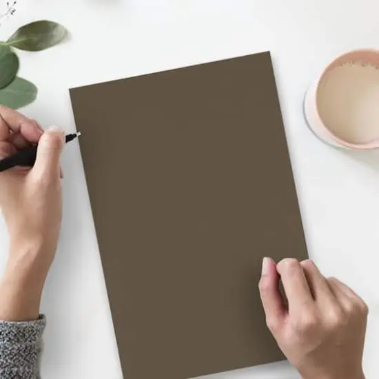 JAM Paper Matte 8.5" x 14" 28lb. Paper, 50 Sheets Bakri Chocolate Brown {4}