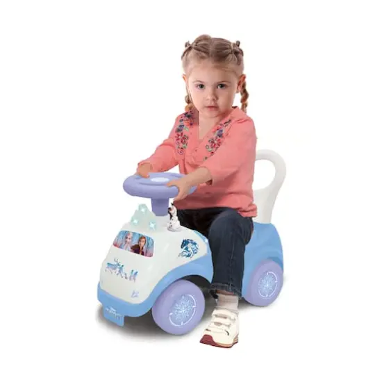 Kiddieland Frozen 2 Magical Lights and Sounds Snow Globe Ride-On {3}