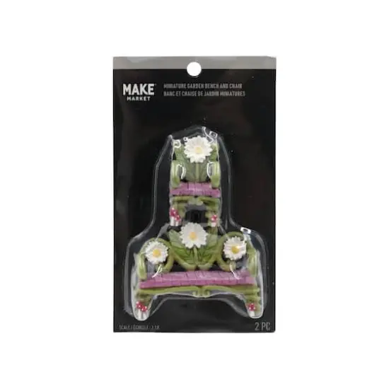 Mini Garden Bench & Chair by Make Market&reg; {1}