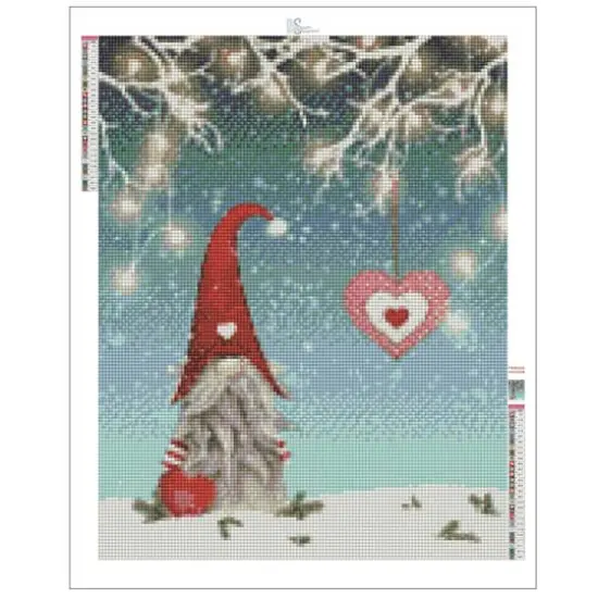 Sparkly Selections Christmas Elf Diamond Painting Kit, Round Diamonds {4}