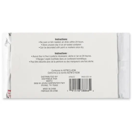 4.4lb. White Air Modeling Clay by Craft Smart&reg; {5}