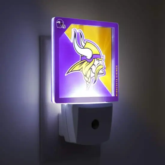 NFL Logo Series Nite Light Minnesota Vikings {4}