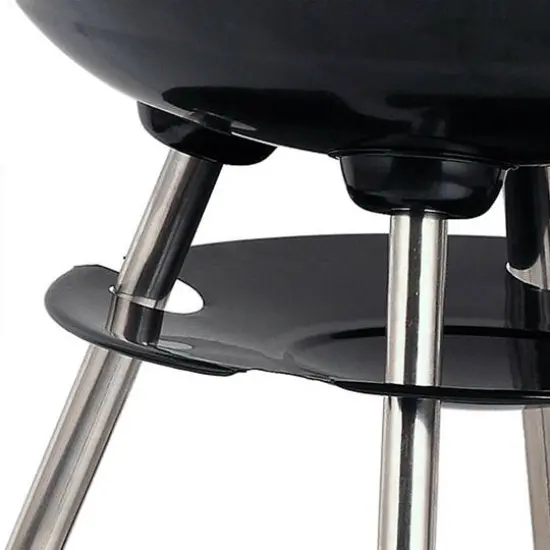 Brentwood BB-1701 17" Red Portable Charcoal BBQ Grill {4}