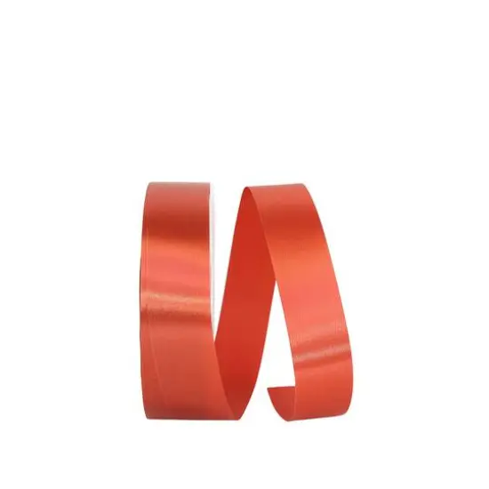 JAM Paper 3/8" x 100yd. Single Face Satin Allure Ribbon Rust {1}