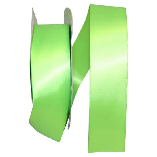 JAM Paper 1.5"x 50yd. Double Face Satin Ribbon Citrus {1}