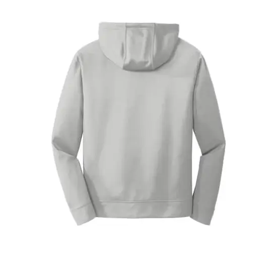 Port & Company&reg; Performance Fleece Pullover Hooded Adult Sweatshirt Silver {4}