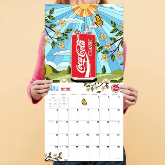 TF Publishing 2025 Coca-Cola: Retro & Refreshed! Wall Calendar {6}