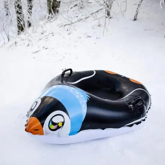 SnowCandy 37" Penguin Snow Sled {1}