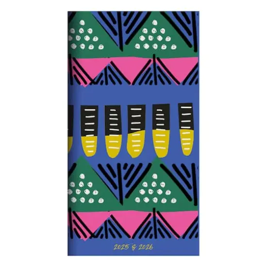 TF Publishing 2025 - 2026 Bright Tribal Small Monthly Pocket Planner {2}