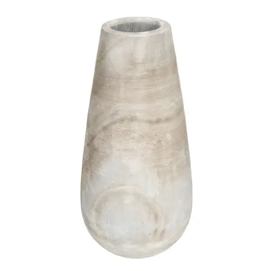 Hello Honey&reg; 15" Paulownia Wood Gray Wash Vase {5}