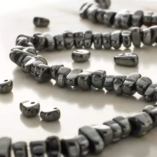 Black Hematite Chip Beads by Bead Landing&trade; {3}