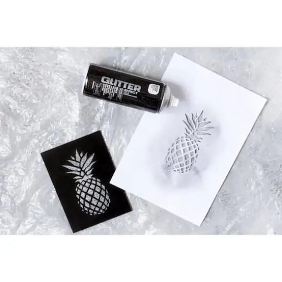 Montana&trade; Glitter Effect Silver Glitter Coat Spray {6}