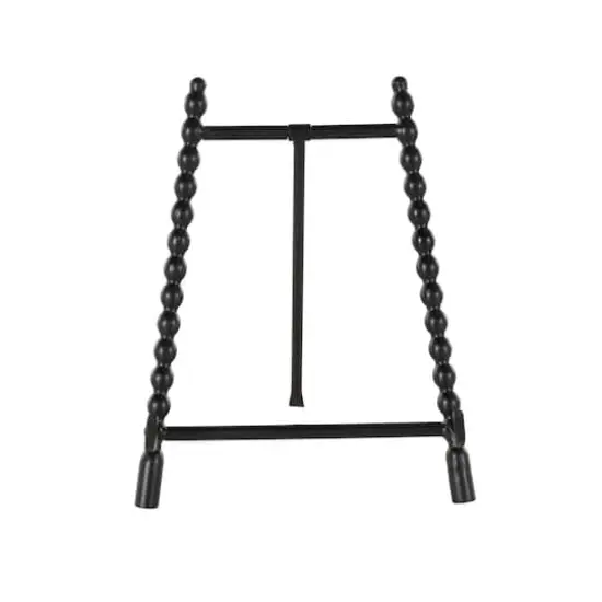 9" x 11" Black Metal Abstract Wide Display Easel {4}