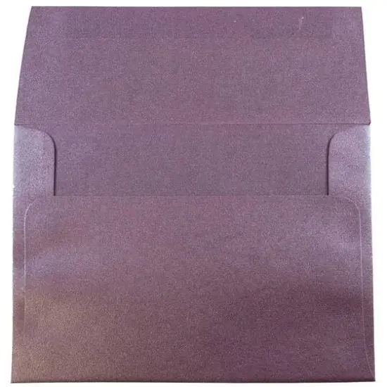 JAM Paper 4.75" x 6.5" Metallic Invitation Envelopes, 25ct. Purple Stardream {4}