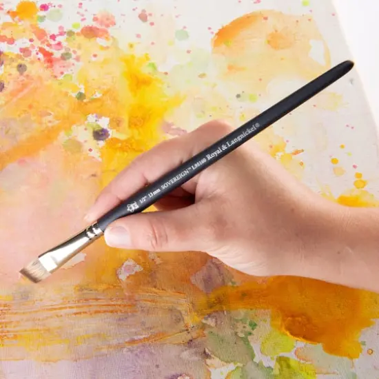 Royal & Langnickel&reg; Sovereign&trade; Synthetic Angular Brush {4}