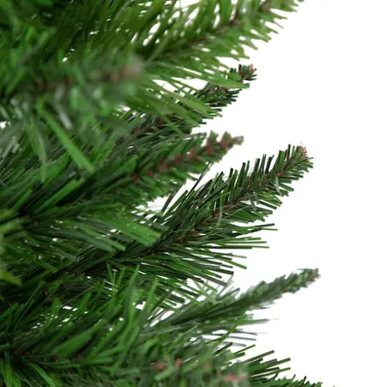 18" Unlit Mini Balsam Pine Medium Artificial Christmas Tree in Burlap Base {4}