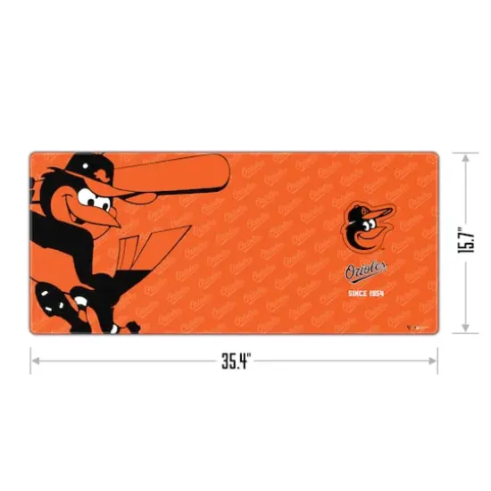 MLB Logo Series Desk Pad Baltimore Orioles {4}