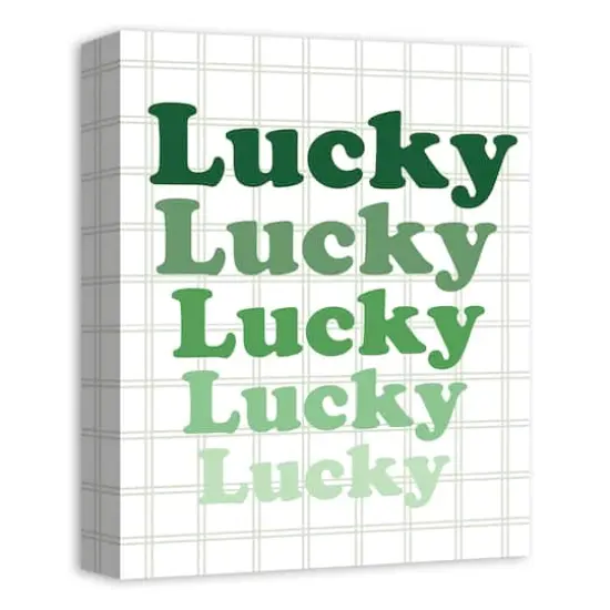 Lucky Stack Canvas Wall Art {5}